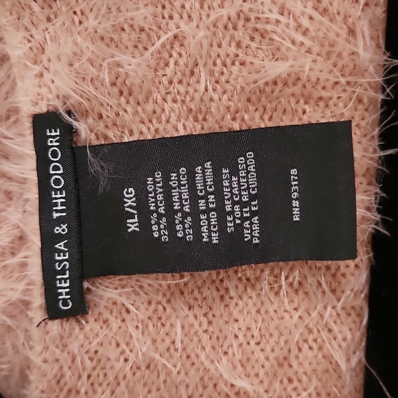 Pink fuzzy long cardigan - Picture 2 of 4